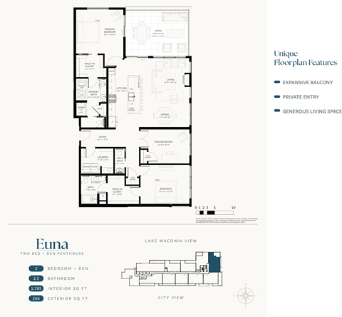 Floor plan for 3 beds, 2.5 baths, 1785 sqft